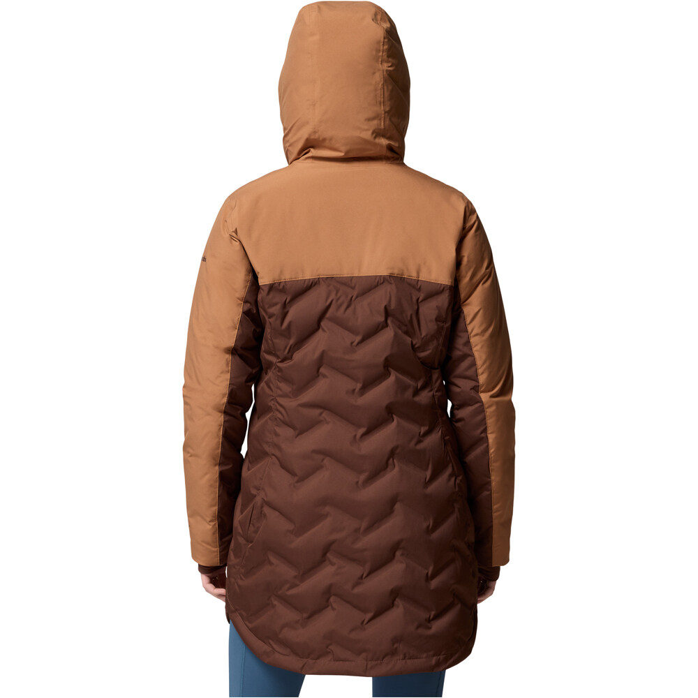 Columbia chaqueta outdoor mujer Mountain Croo III Mid Down Jacket vista trasera