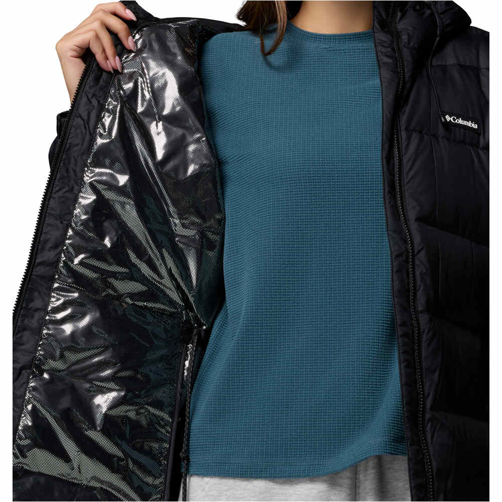 Columbia chaqueta outdoor mujer Pike Lake  III Long Jacket vista detalle