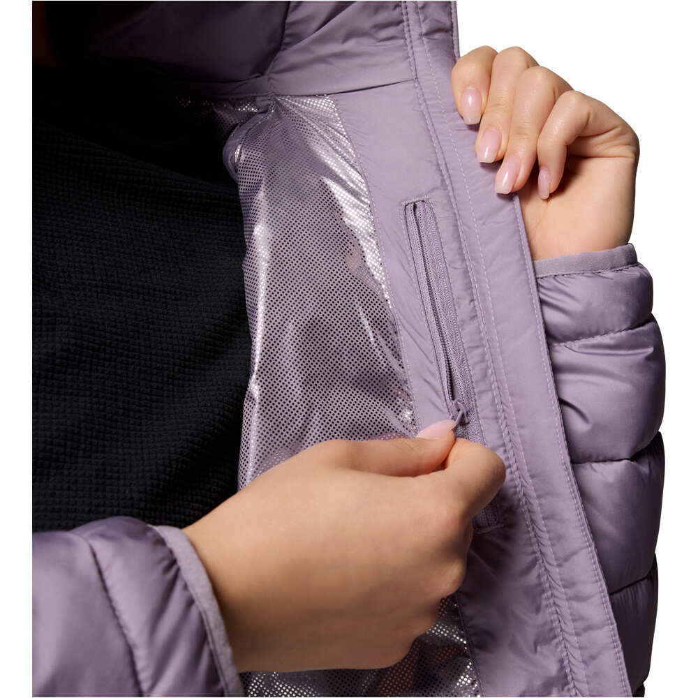 Columbia chaqueta outdoor mujer Powder Lite II Hooded Jacket vista detalle