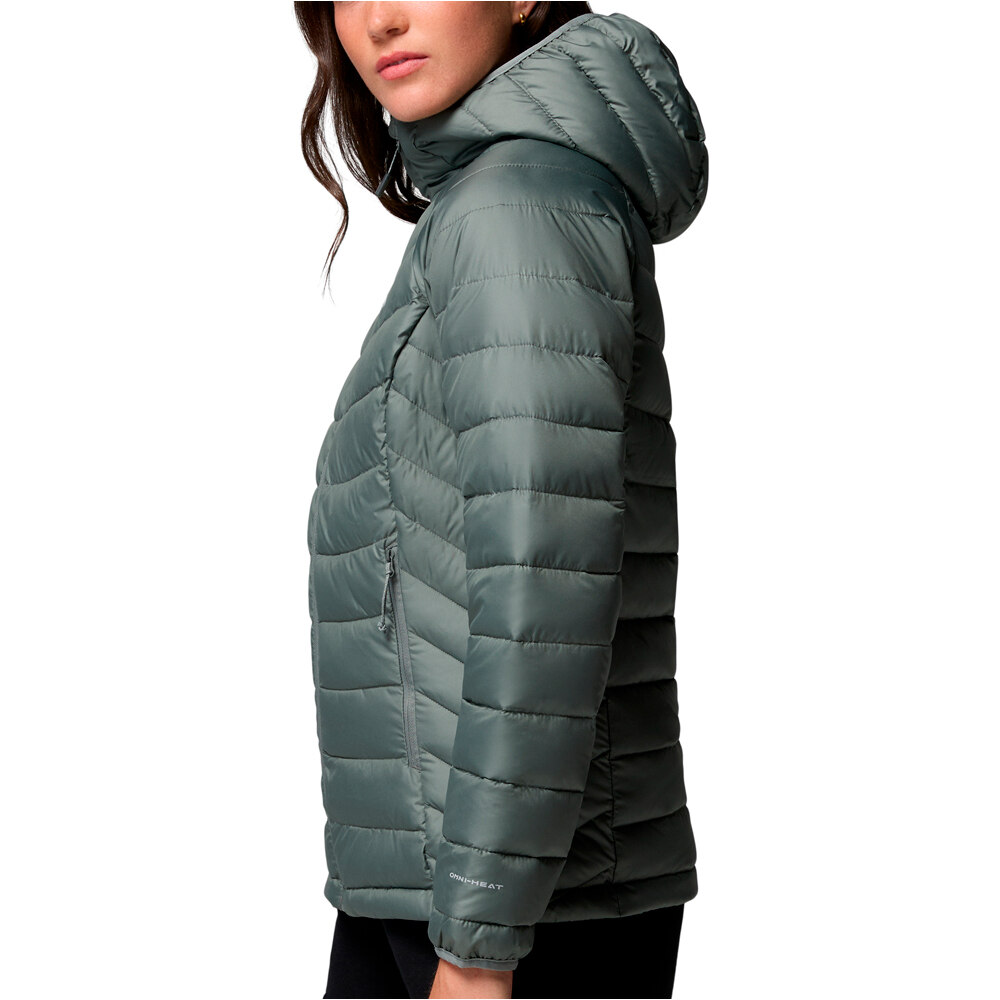 Columbia chaqueta outdoor mujer Powder Lite II Hooded Jacket vista detalle