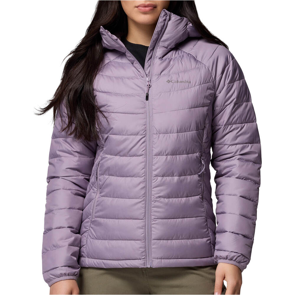 Columbia chaqueta outdoor mujer Powder Lite II Hooded Jacket vista frontal