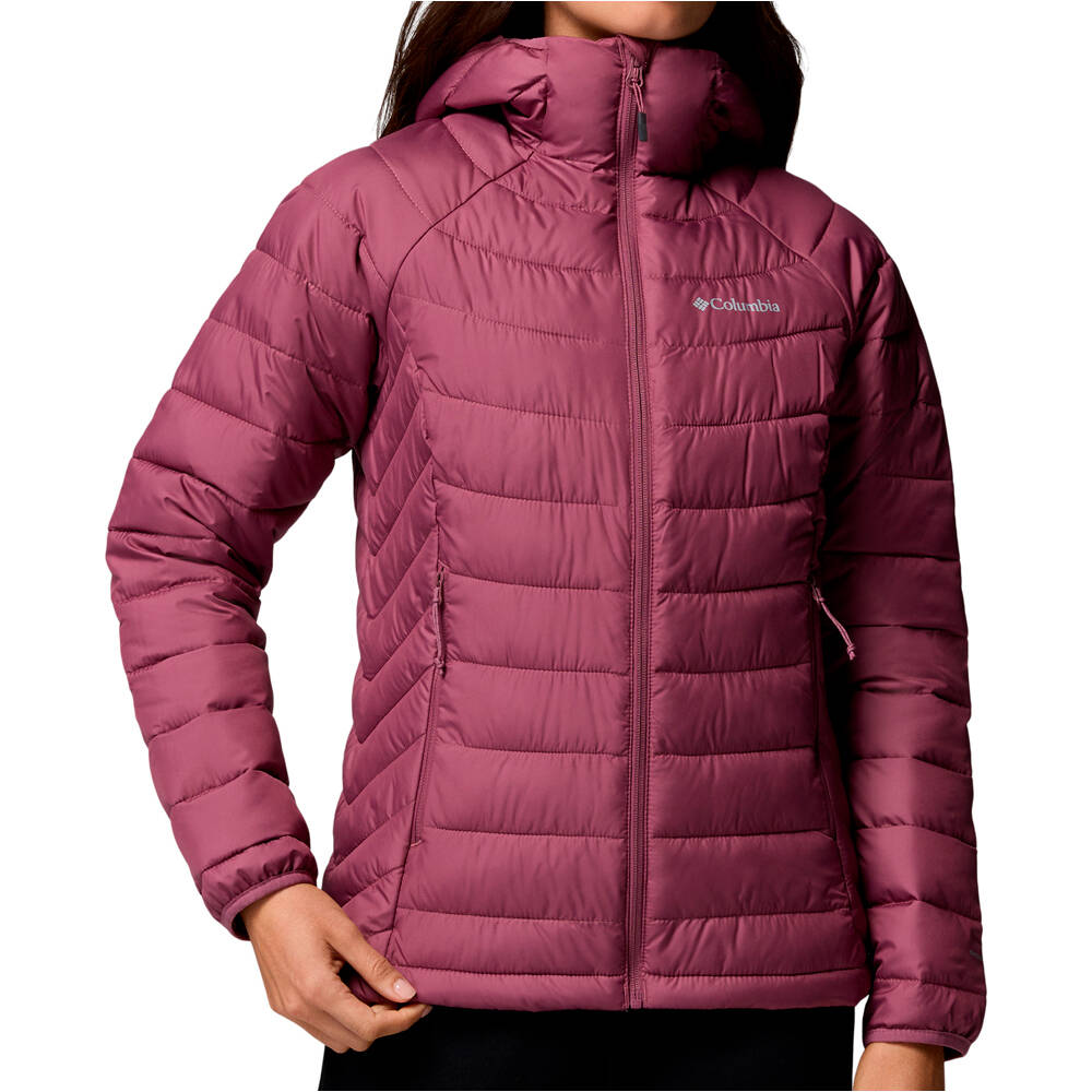 Columbia chaqueta outdoor mujer Powder Lite II Hooded Jacket vista frontal