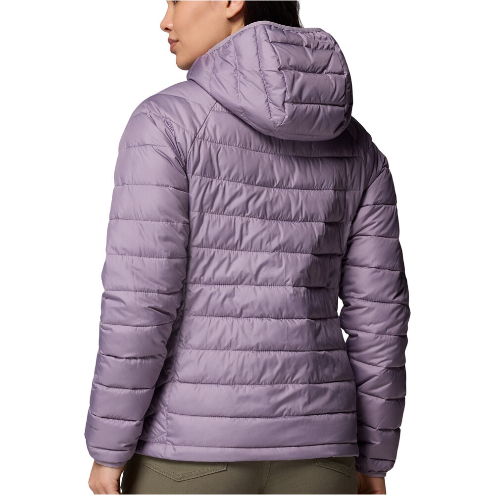Columbia chaqueta outdoor mujer Powder Lite II Hooded Jacket vista trasera