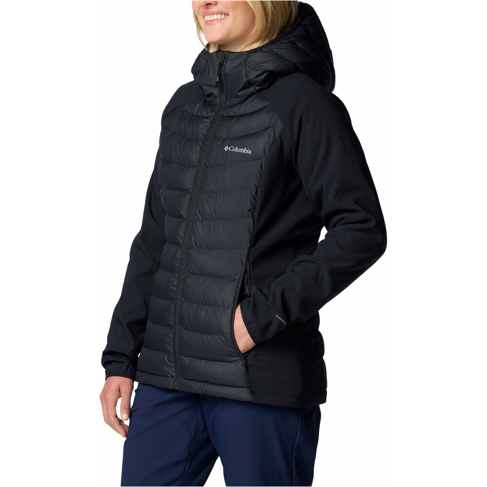 Columbia chaqueta outdoor mujer Powder Lite II Hybrid Hooded Jacket 03