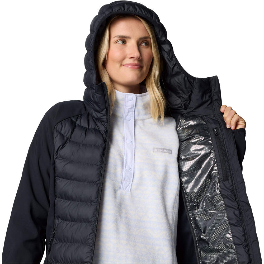 Columbia chaqueta outdoor mujer Powder Lite II Hybrid Hooded Jacket 04