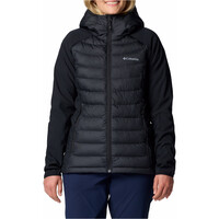 Columbia chaqueta outdoor mujer Powder Lite II Hybrid Hooded Jacket vista frontal