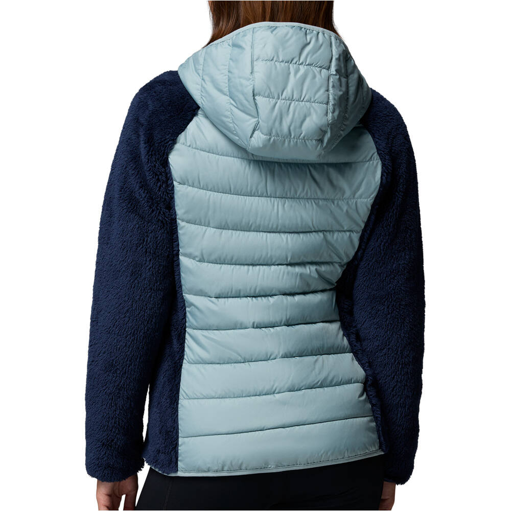 Columbia chaqueta outdoor mujer Powder Lite II Sherpa Hybrid Jacket vista trasera