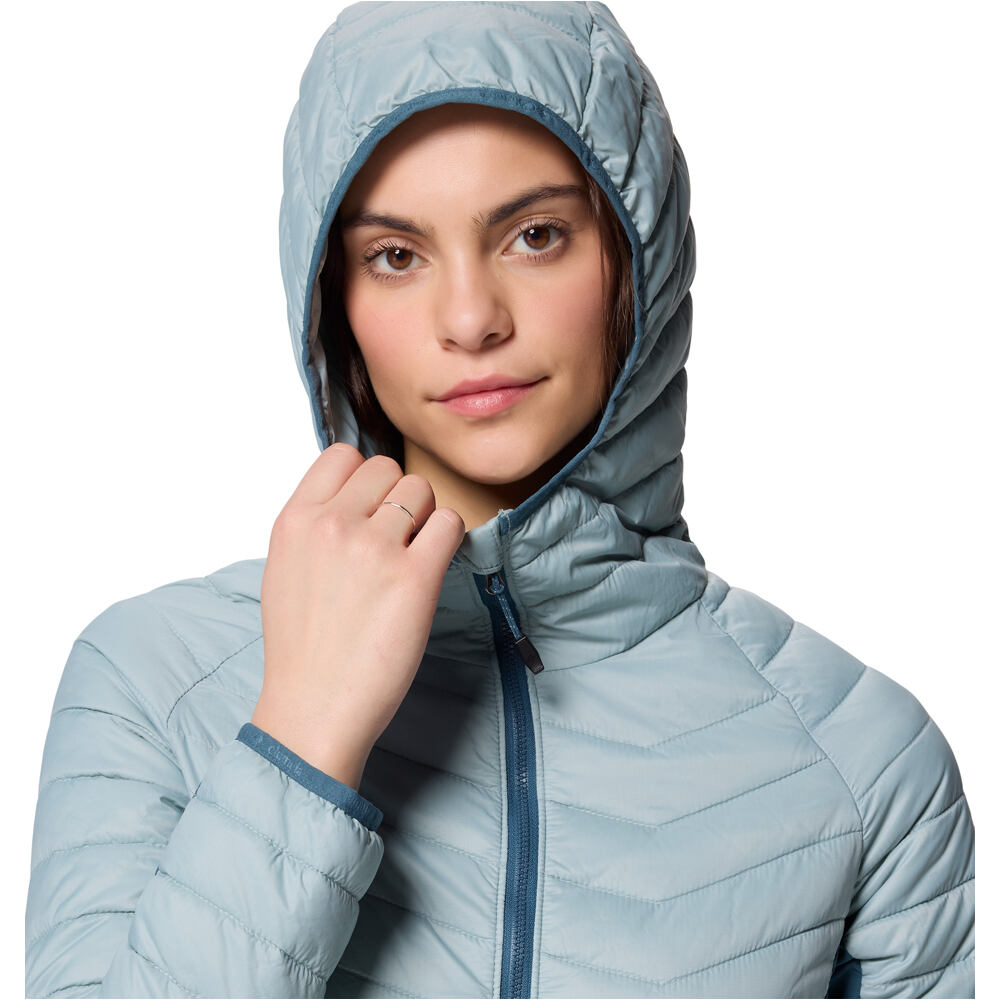 Columbia chaqueta outdoor mujer Powder Pass II Hybrid Hooded Jacket 03