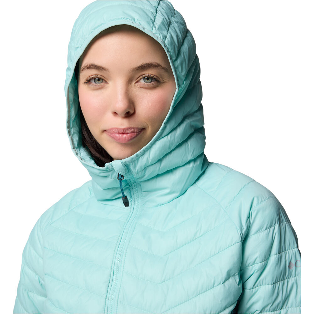 Columbia chaqueta outdoor mujer Powder Pass II Hybrid Hooded Jacket 05