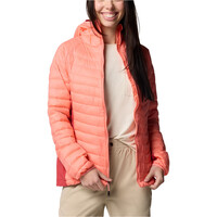 Columbia chaqueta outdoor mujer Powder Pass II Hybrid Hooded Jacket vista detalle