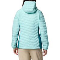 Columbia chaqueta outdoor mujer Powder Pass II Hybrid Hooded Jacket vista trasera
