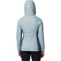 Columbia chaqueta outdoor mujer Powder Pass II Hybrid Hooded Jacket vista trasera