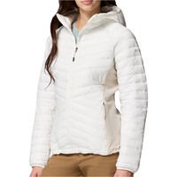 Columbia chaqueta outdoor mujer Powder Pass III Hybrid Hdd Jkt vista detalle