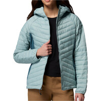 Columbia chaqueta outdoor mujer Powder Pass III Hybrid Hdd Jkt vista detalle