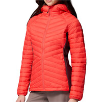 Columbia chaqueta outdoor mujer Powder Pass III Hybrid Hdd Jkt vista detalle
