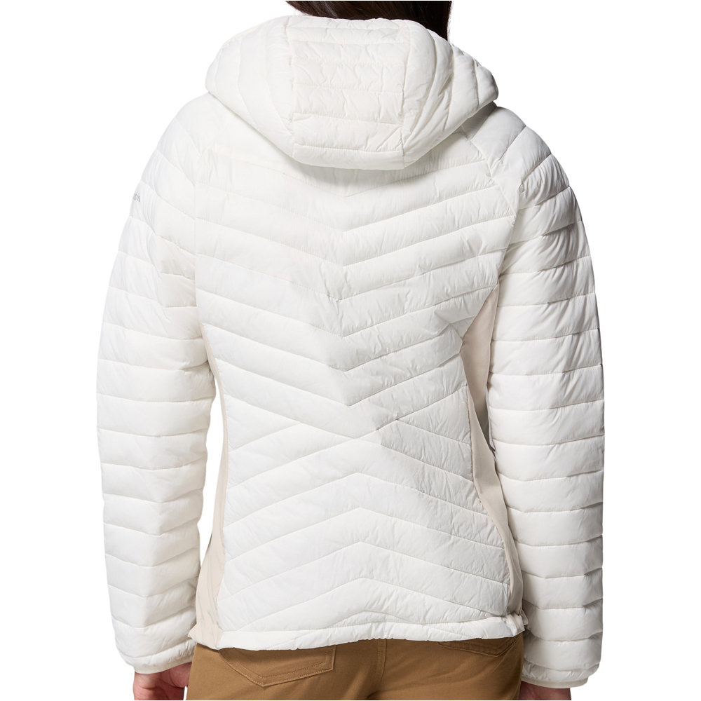 Columbia chaqueta outdoor mujer Powder Pass III Hybrid Hdd Jkt vista trasera