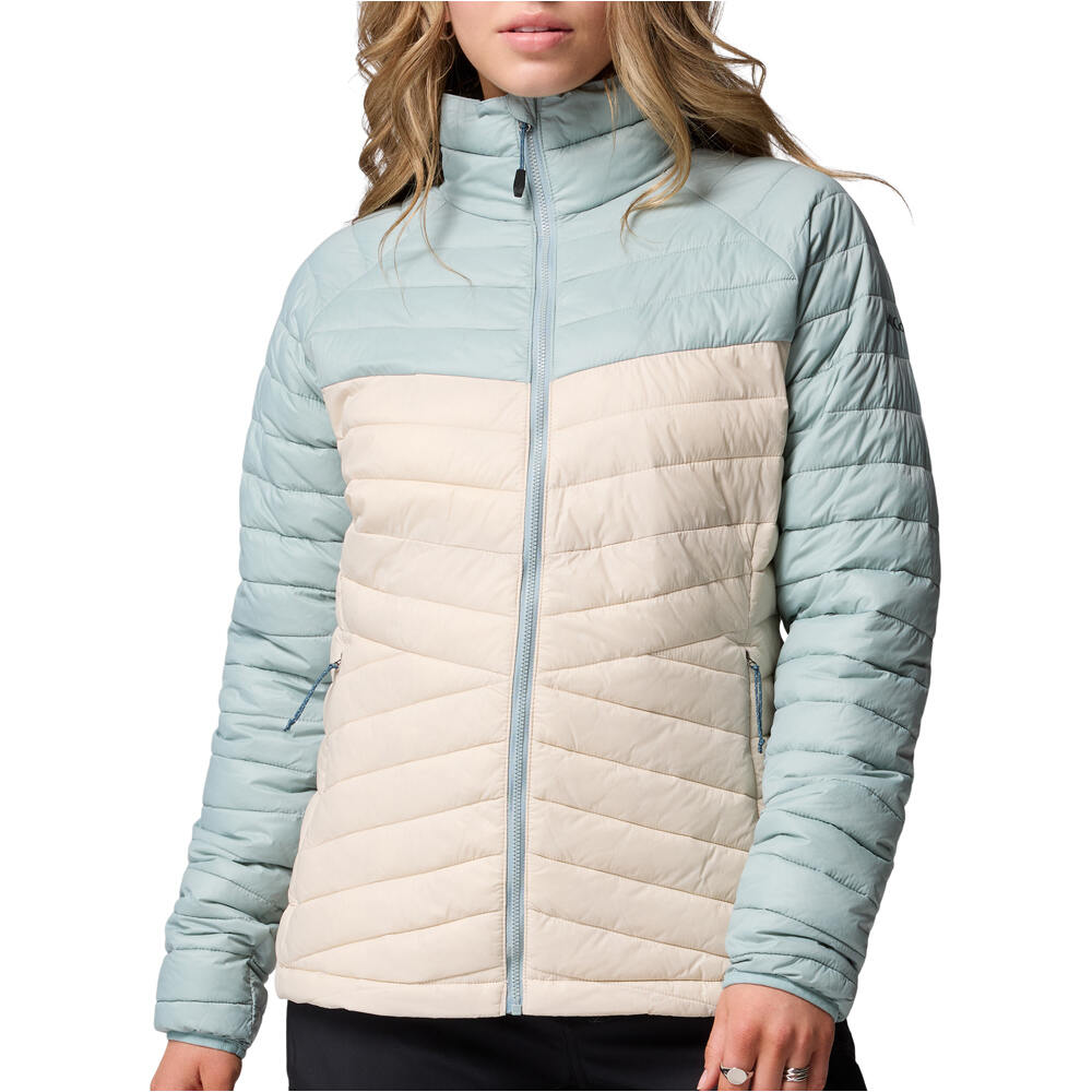 Columbia chaqueta outdoor mujer Powder Pass Jacket vista frontal