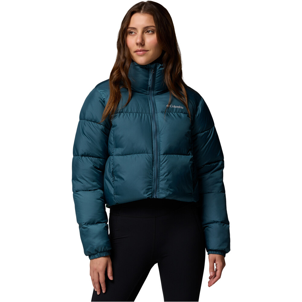 Columbia chaqueta outdoor mujer Puffect II Cropped Jacket vista frontal