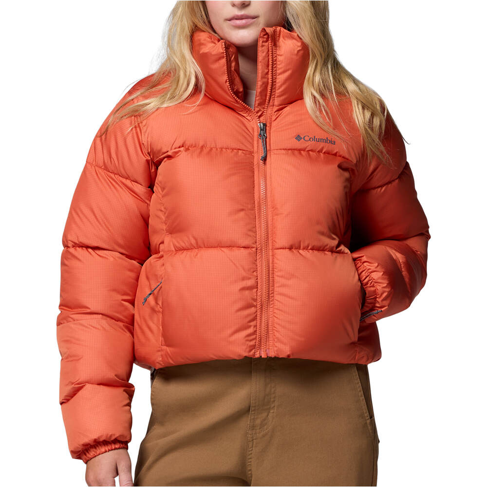 Columbia chaqueta outdoor mujer Puffect II Cropped Jacket vista frontal