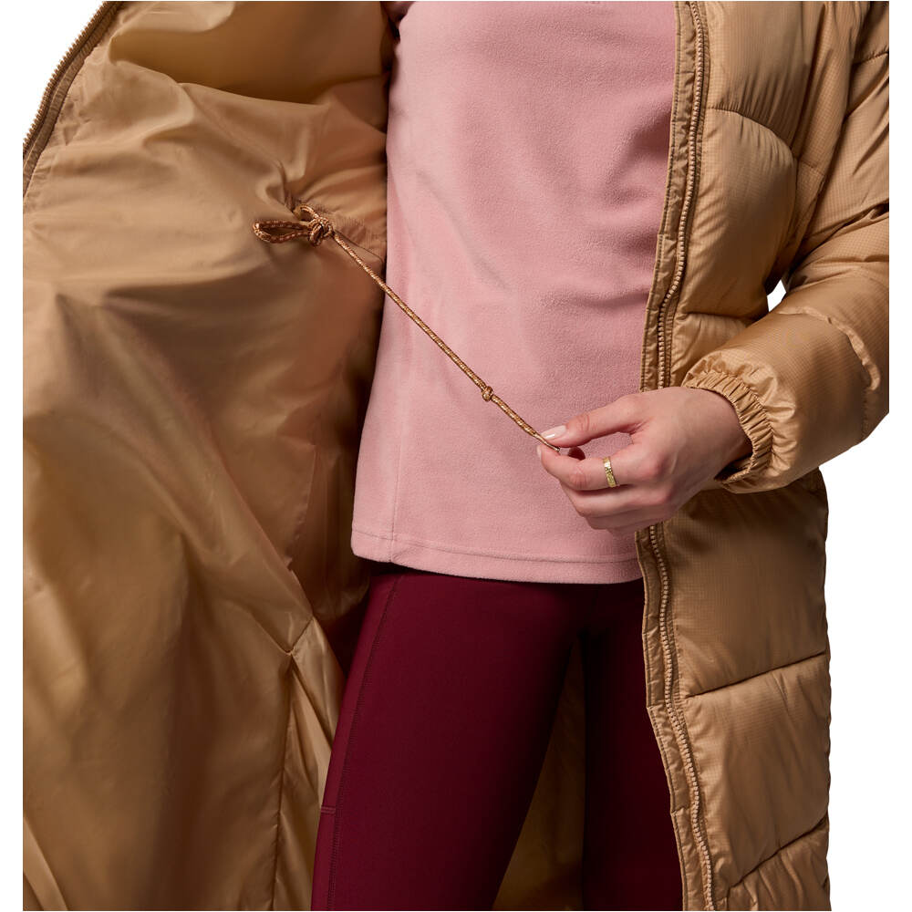 Columbia chaqueta outdoor mujer Puffect II Long Jacket vista detalle