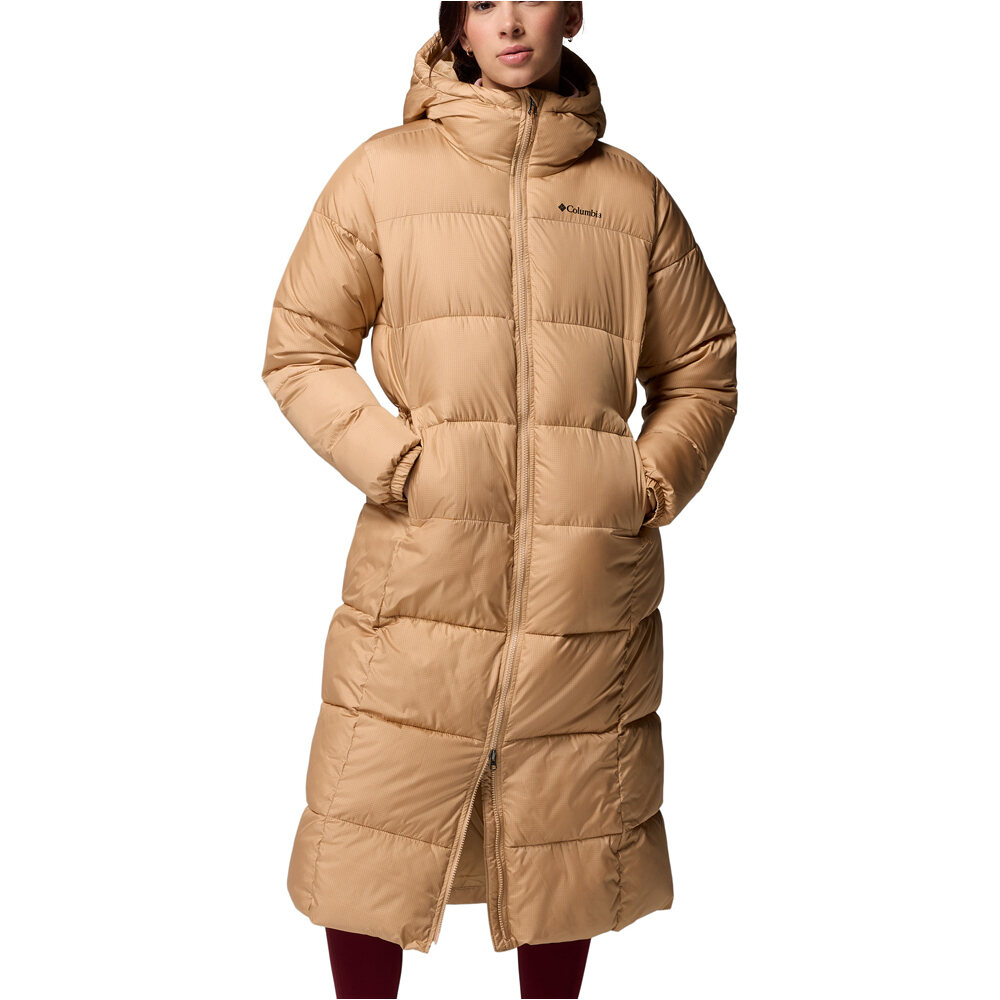 Columbia chaqueta outdoor mujer Puffect II Long Jacket vista frontal
