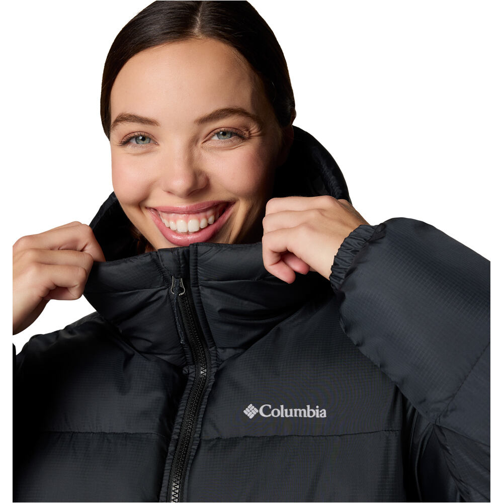Columbia chaqueta outdoor mujer Puffect II Mid Hooded Jacket 04