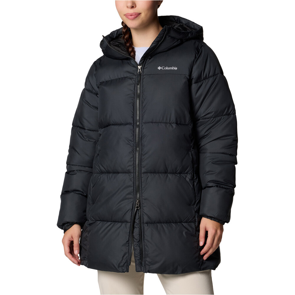 Columbia chaqueta outdoor mujer Puffect II Mid Hooded Jacket vista frontal
