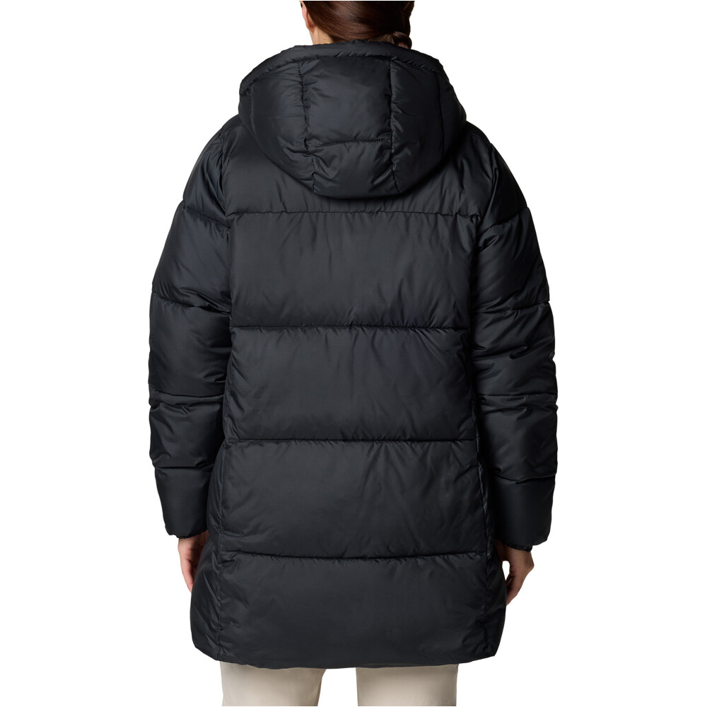 Columbia chaqueta outdoor mujer Puffect II Mid Hooded Jacket vista trasera