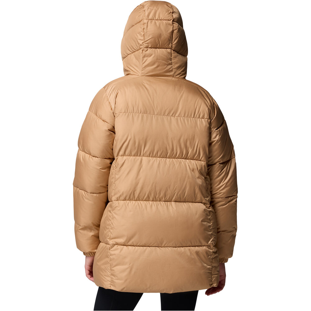 Columbia chaqueta outdoor mujer Puffect II Mid Hooded Jacket vista trasera