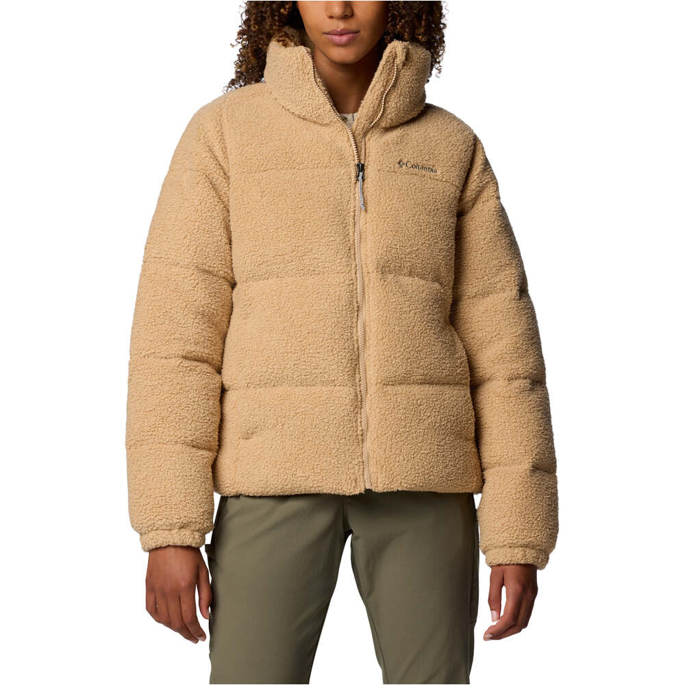 Columbia chaqueta outdoor mujer Puffect Sherpa Jacket vista frontal