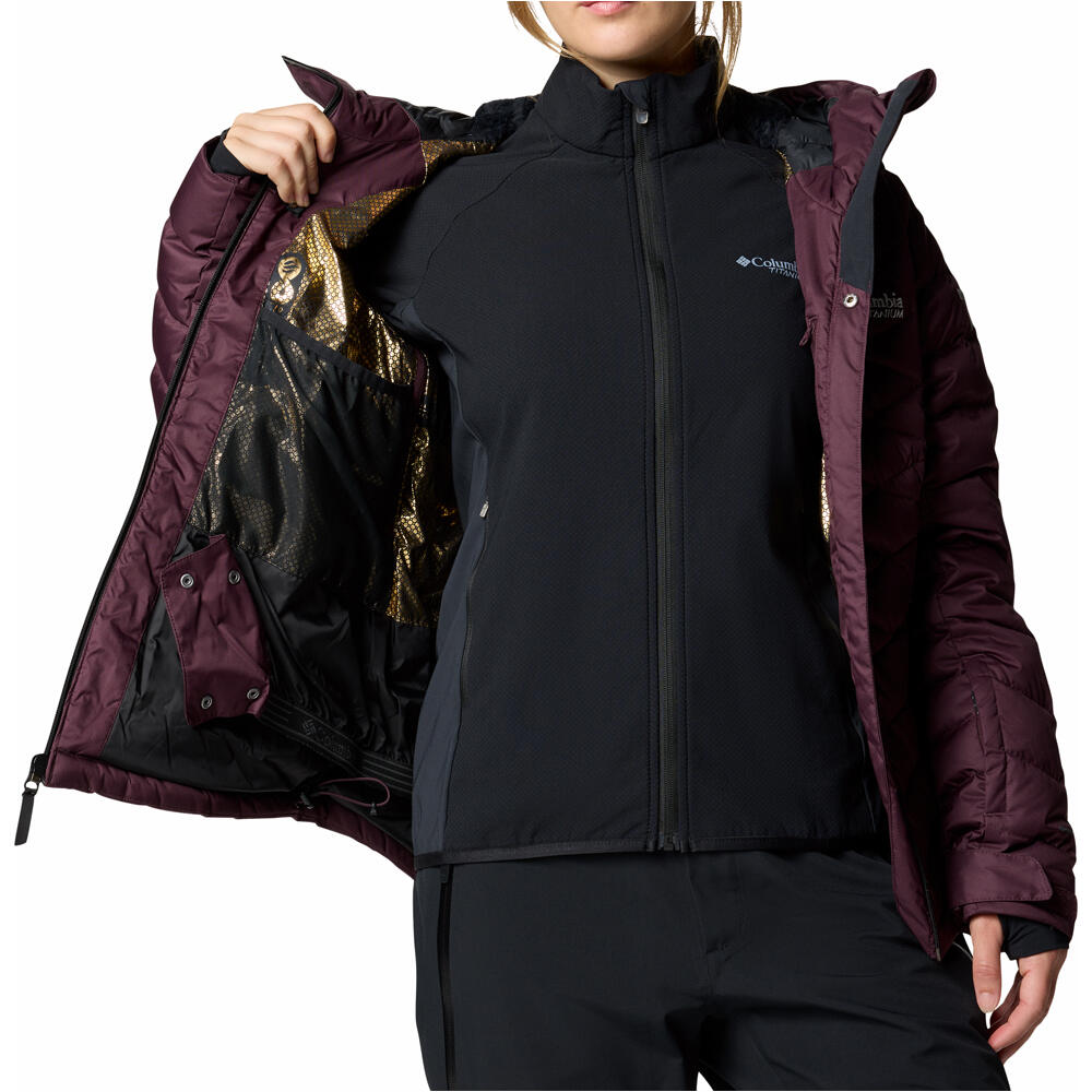 Columbia chaqueta outdoor mujer Roaring Fork II Down Jacket vista detalle