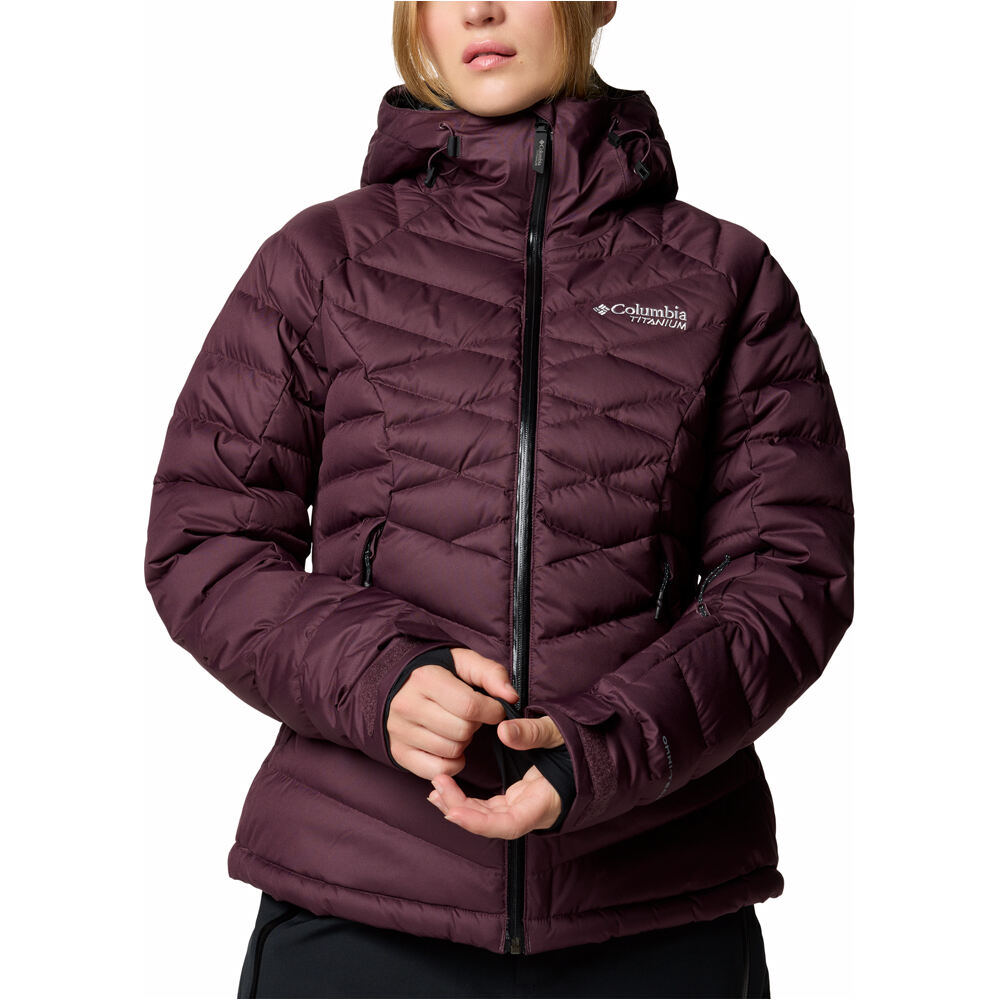 Columbia chaqueta outdoor mujer Roaring Fork II Down Jacket vista frontal