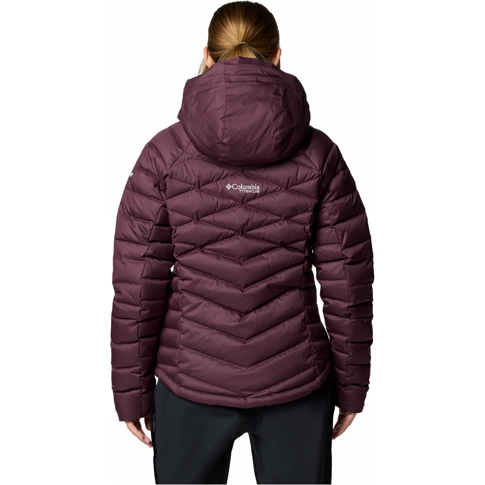 Columbia chaqueta outdoor mujer Roaring Fork II Down Jacket vista trasera