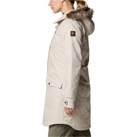 Columbia chaqueta outdoor mujer Suttle Mountain Long Insulated Jacket vista detalle