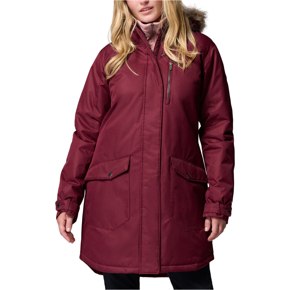 Columbia chaqueta outdoor mujer Suttle Mountain Long Insulated Jacket vista frontal