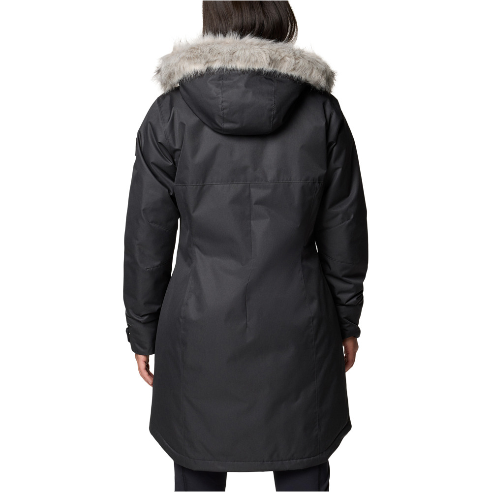 Columbia chaqueta outdoor mujer Suttle Mountain Long Insulated Jacket vista trasera