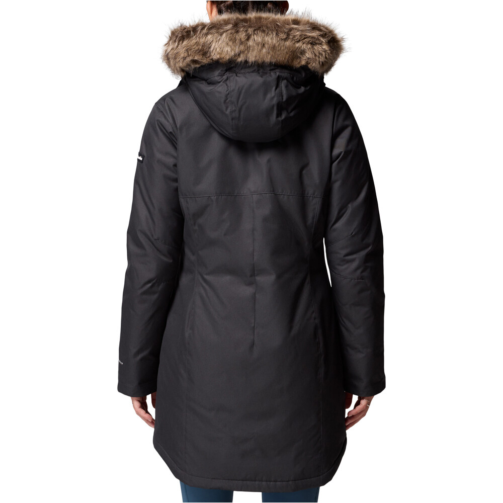 Columbia chaqueta outdoor mujer Suttle Mountain Long Insulated Jacket vista trasera