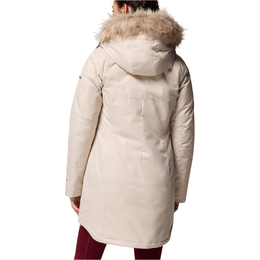 Columbia chaqueta outdoor mujer Suttle Mountain Long Insulated Jacket vista trasera