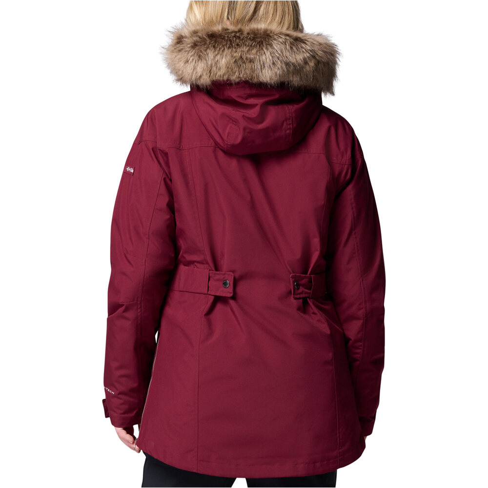 Columbia chaqueta outdoor mujer Suttle Mountain Long Insulated Jacket vista trasera
