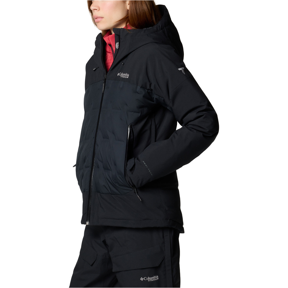 Columbia chaqueta outdoor mujer Wildcard IV Down Jacket vista detalle