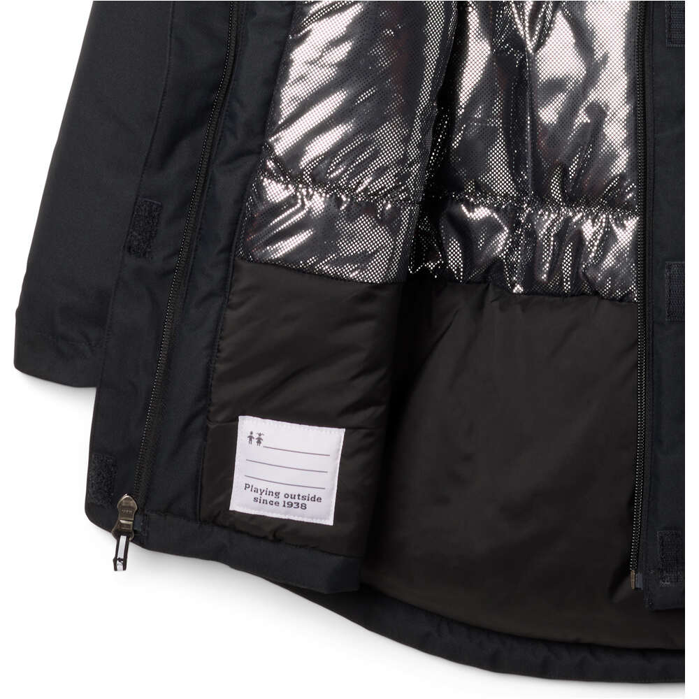 Columbia chaqueta outdoor niño Hikebound II Long Insulated Jacket vista detalle