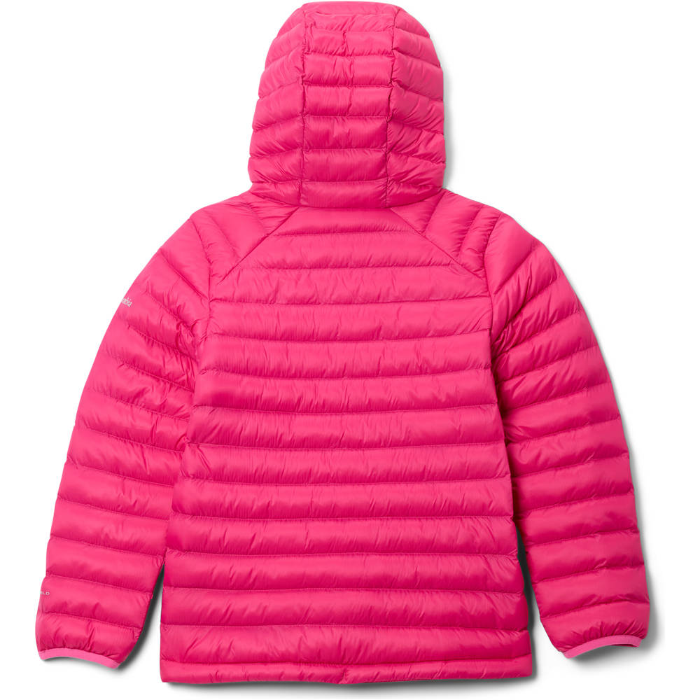 Columbia chaqueta outdoor niño Powder Pass Hooded Jacket vista trasera