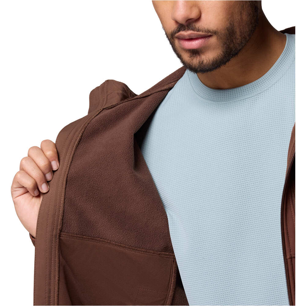 Columbia chaqueta softshell hombre Ascender II Hooded Softshell Jacket vista detalle