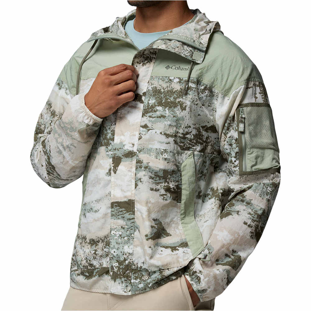 Columbia chaqueta softshell hombre Challenger II Novelty Windbreaker vista detalle
