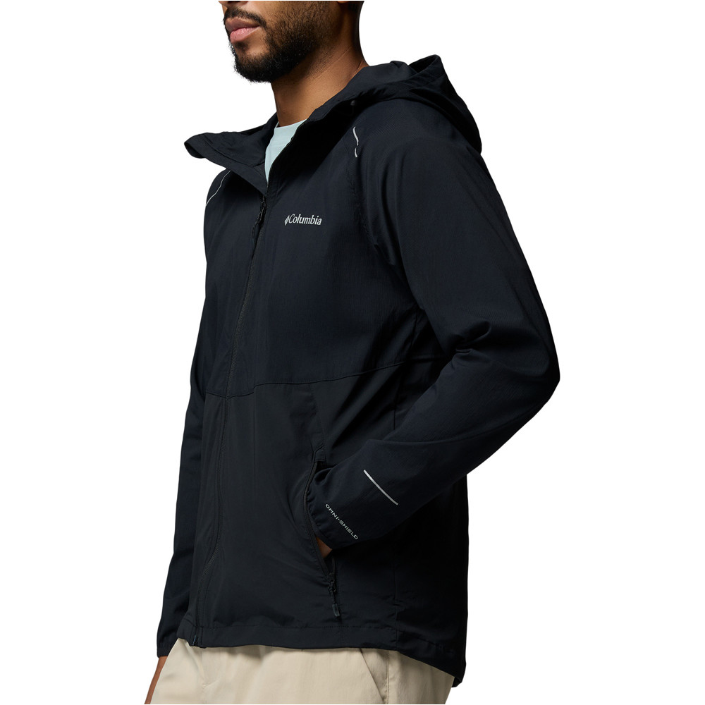 Columbia chaqueta softshell hombre Columbia Tech II Wind Full Zip vista detalle