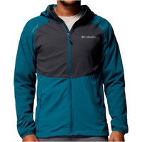 Columbia chaqueta softshell hombre Columbia Tech  II Wind Full Zip vista frontal