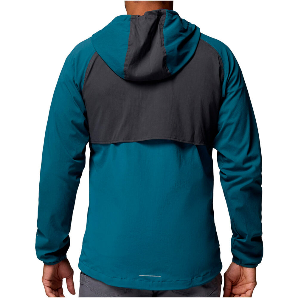 Columbia chaqueta softshell hombre Columbia Tech  II Wind Full Zip vista trasera