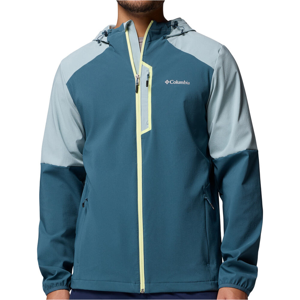 Columbia chaqueta softshell hombre Columbia Tech Softshell Hoodie vista frontal