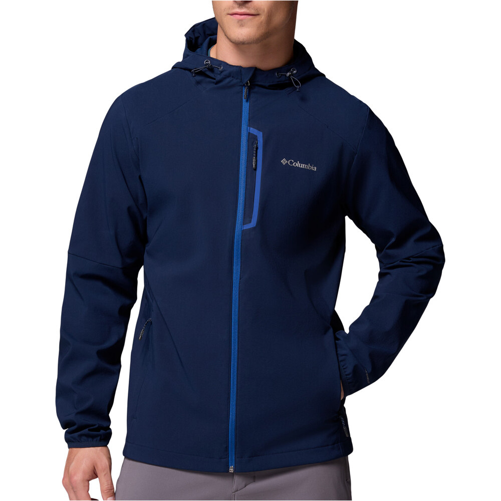 Columbia chaqueta softshell hombre Columbia Tech Softshell Hoodie vista frontal