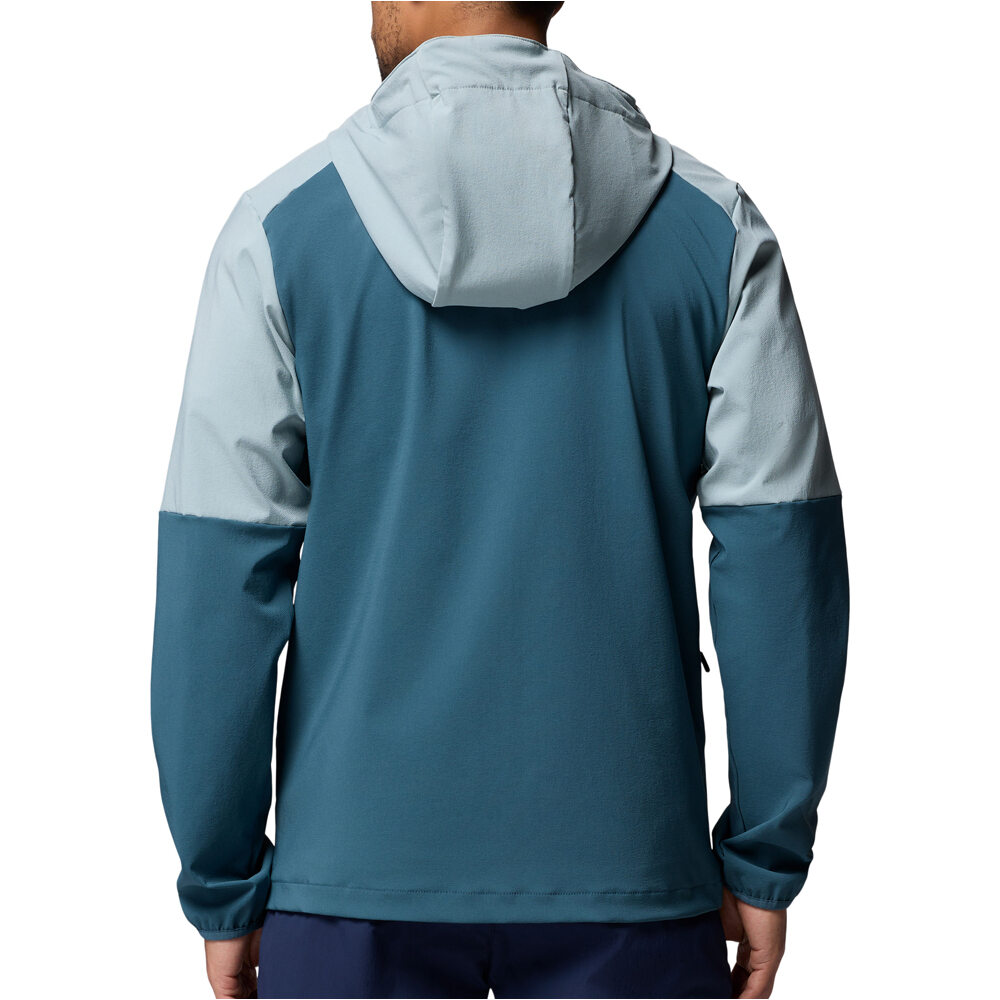 Columbia chaqueta softshell hombre Columbia Tech Softshell Hoodie vista trasera